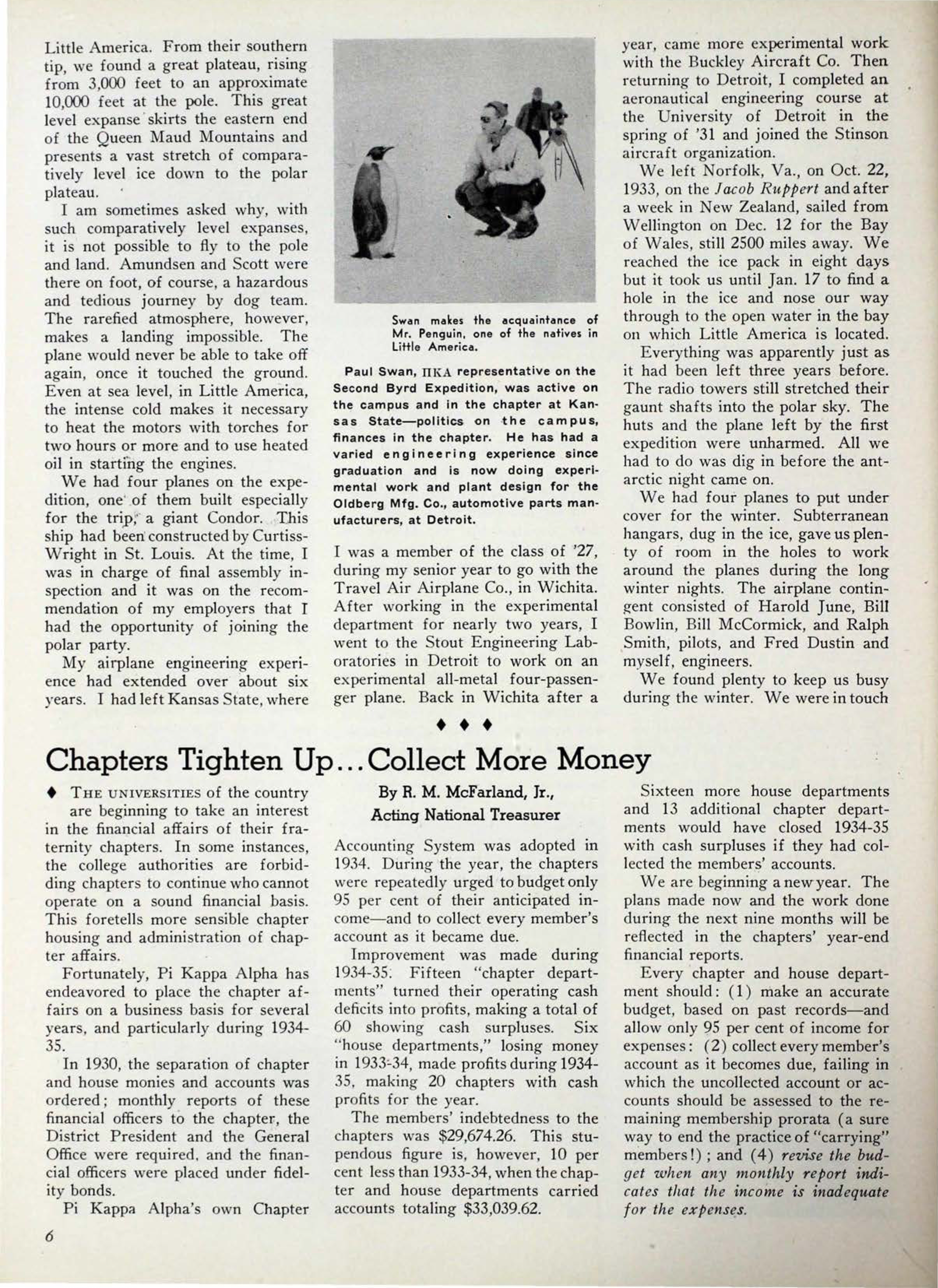 Chapters Tighten Up... Collect More Money